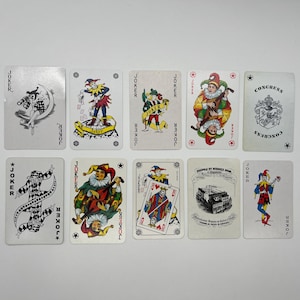 Carte Joker Vintage (Carte da gioco classiche) Collezione di carte Joker (Carte sostitutive) Arti e mestieri (Carte di scambio) Set di carte - Lotto 68