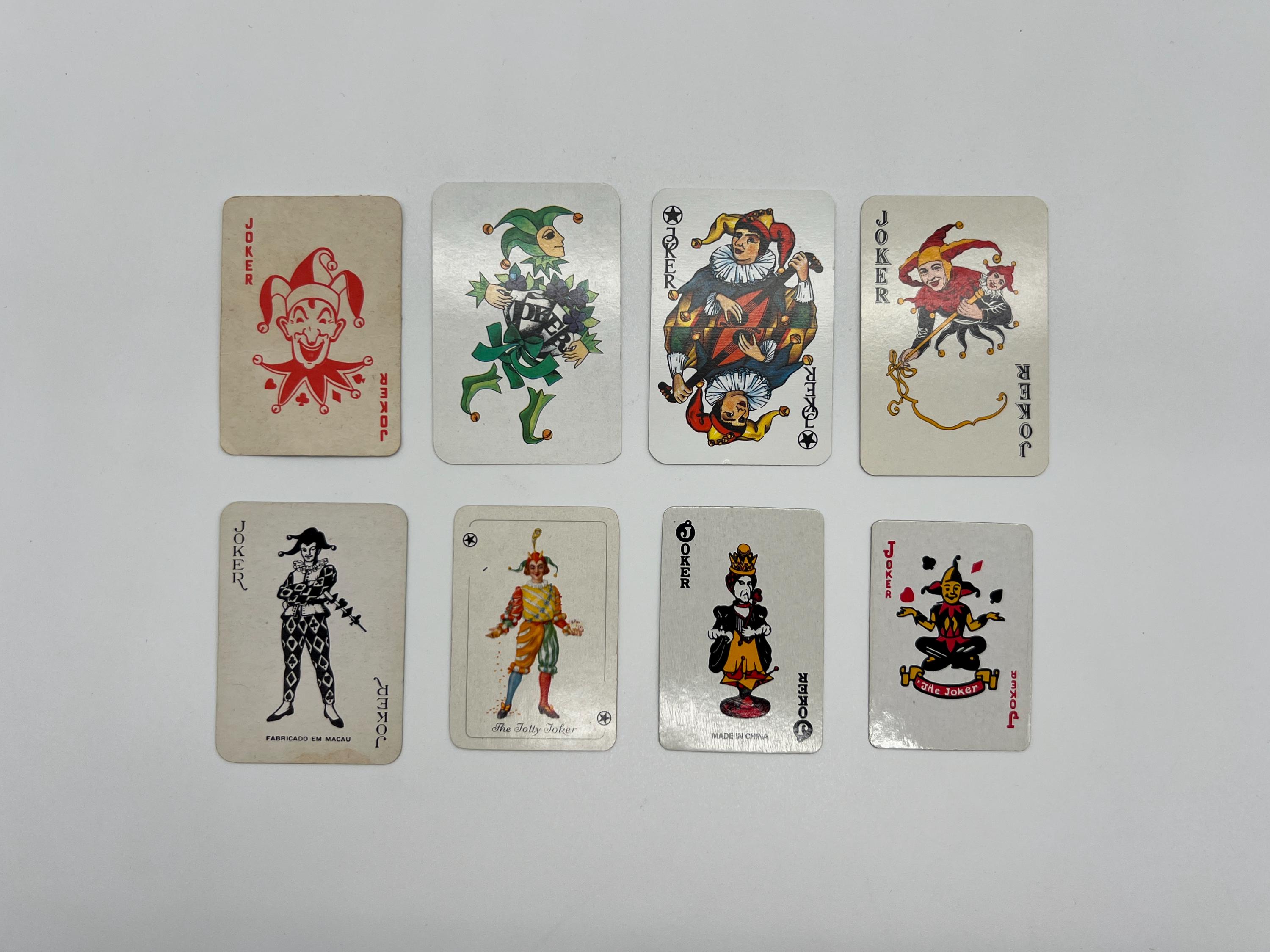 ヴィンテージ ミニ ジョーカー カード (クラシック トランプ