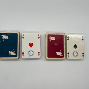Cartas de jogar Compagnie Maritime des Chargeurs Réunis Poker Deluxe Vintage (década de 1980) (publicadas na França) Cartas de jogar tradicionais