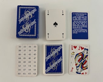 Vintage Jeu de Cartes Magique Jeff de Bruges (Magic Cards) Playing Cards - Published in Belgium