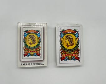 Baraja Española (Spanish Playing Cards) by Gabriel Fuentes (Published in Spain) Traditional Playing Cards (50 cards with 2 Jokers) Rare Deck