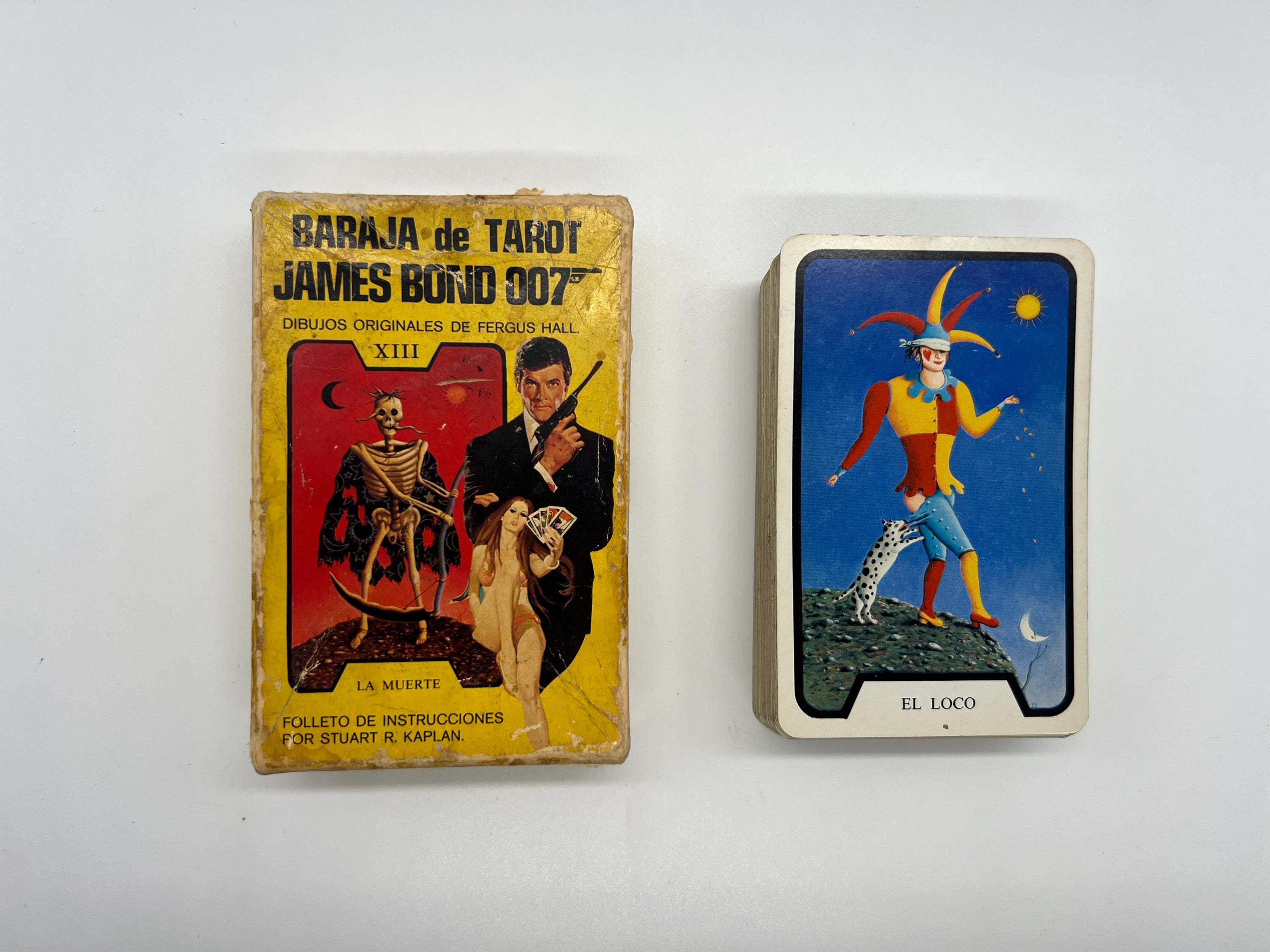 Vintage (1973) Baraja De Tarot James Bond 007 (witches Tarot) by