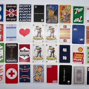 Lot de cartes Joker vintage (cartes à jouer classiques) Lot de 10, 25, 50 ou 100 cartes (Collection de cartes Joker Swap) Artisanat (cartes Joker en vrac)