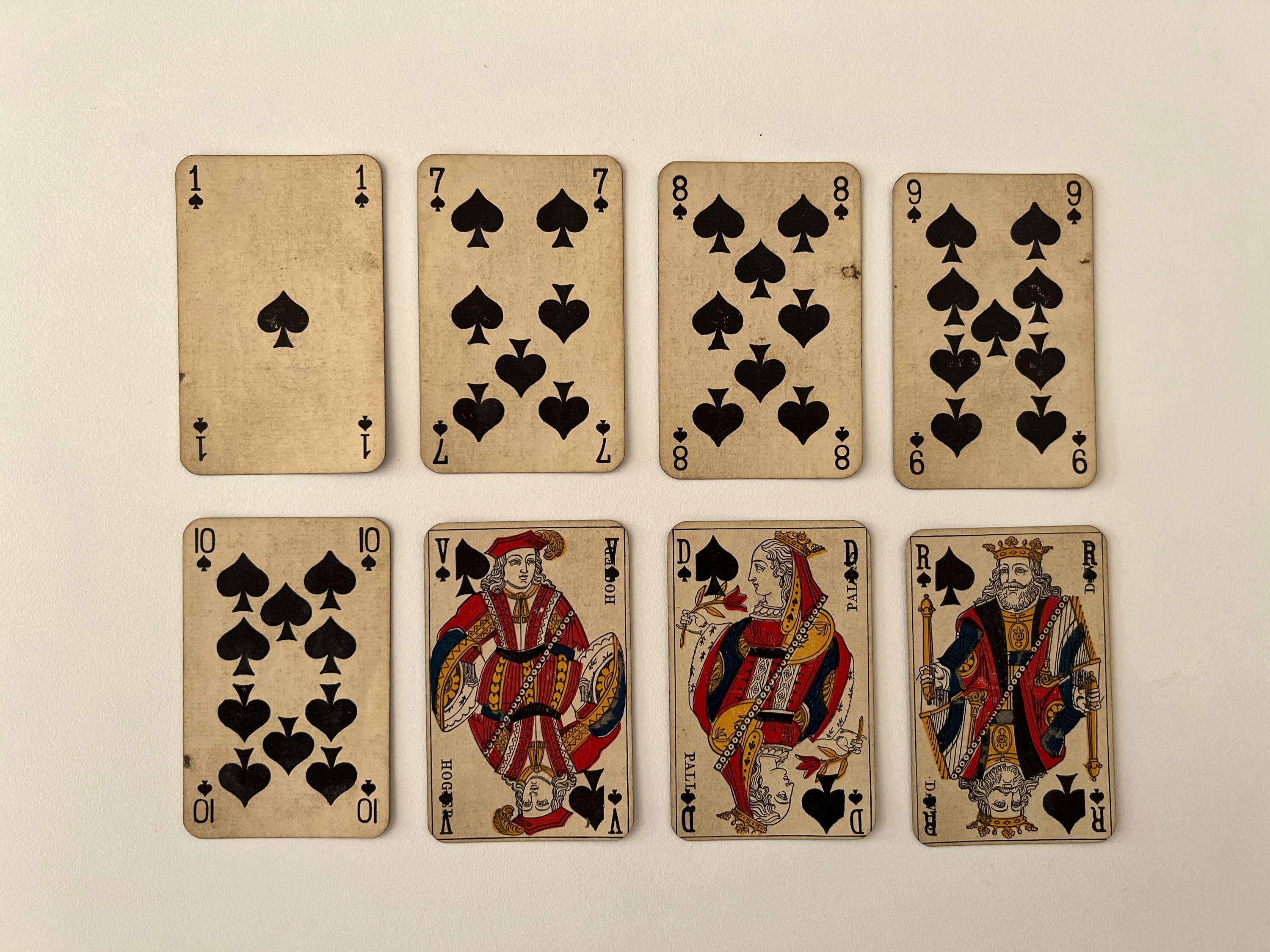 RARE (1890) Playing Cards by B. P. Grimaud (antique Playing Cards) 32/32  Complete (ancien Jeu De Cartes) 19th Century (published in France) - Etsy