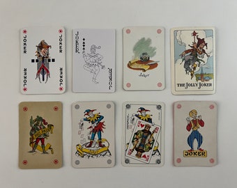 Vintage Joker Playing Cards - Single Card - Joker Collection - Swap Cards - Replacement - Arts & Crafts - Lot 21