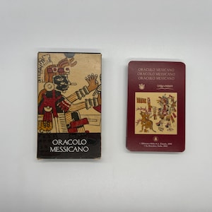 Oráculo Mexicano Vintage (2003) (Oracolo Messicano) Publicado por Lo Scarabeo (Tarot) RARO Oráculo Mexicano (Baralho Fora de Impressão) Cultura Mexicana