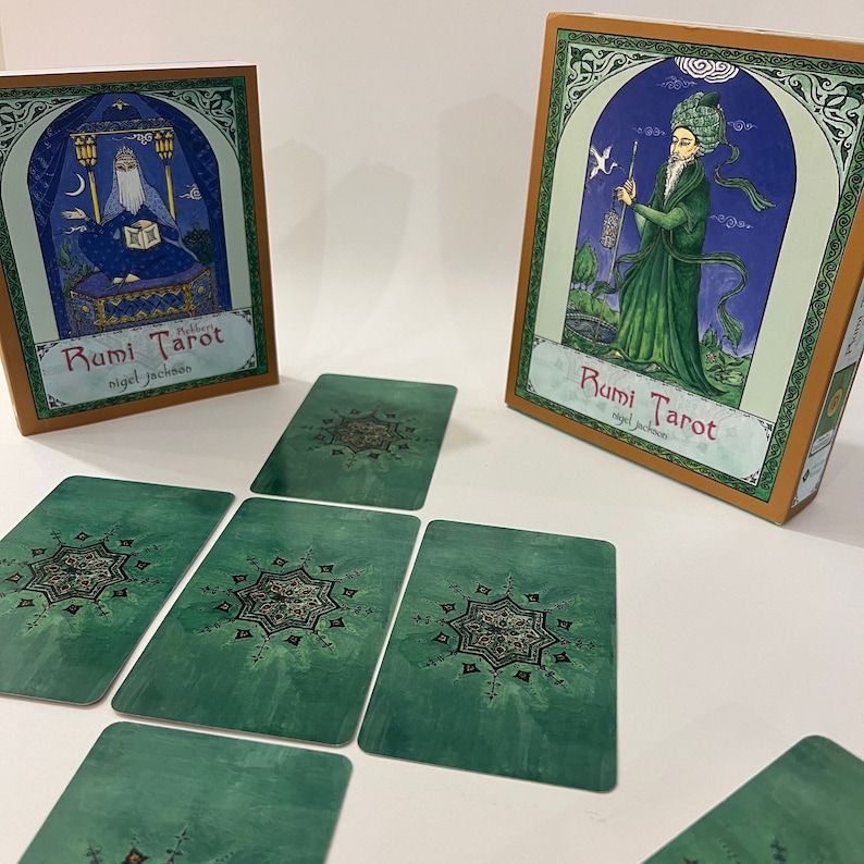 Rumi Tarot by Nigel Jackson book Cards Islamic Tarot Etsy Canada