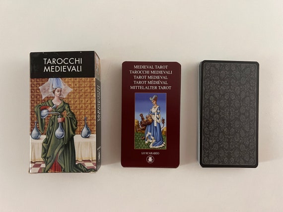 Vintage 2000s Medieval Tarot tarocchi Medievali by Guido Zibordi