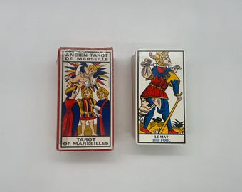 Vintage (1963) Ancien Tarot De Marseille by B. P. Grimaud