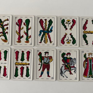 Vintage 1960 Naipes Finos Aguila Antigua Opaca la Cubana, SA Published ...