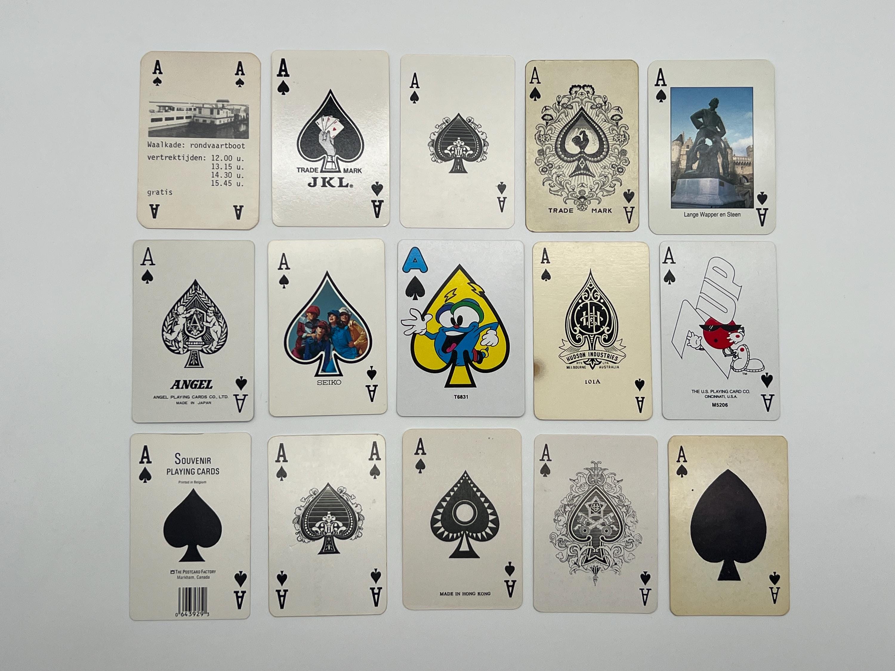 ※FYP (Division) Ace of spades Vintage Ace of Spades Playing Cards (single Death Card) Spadille