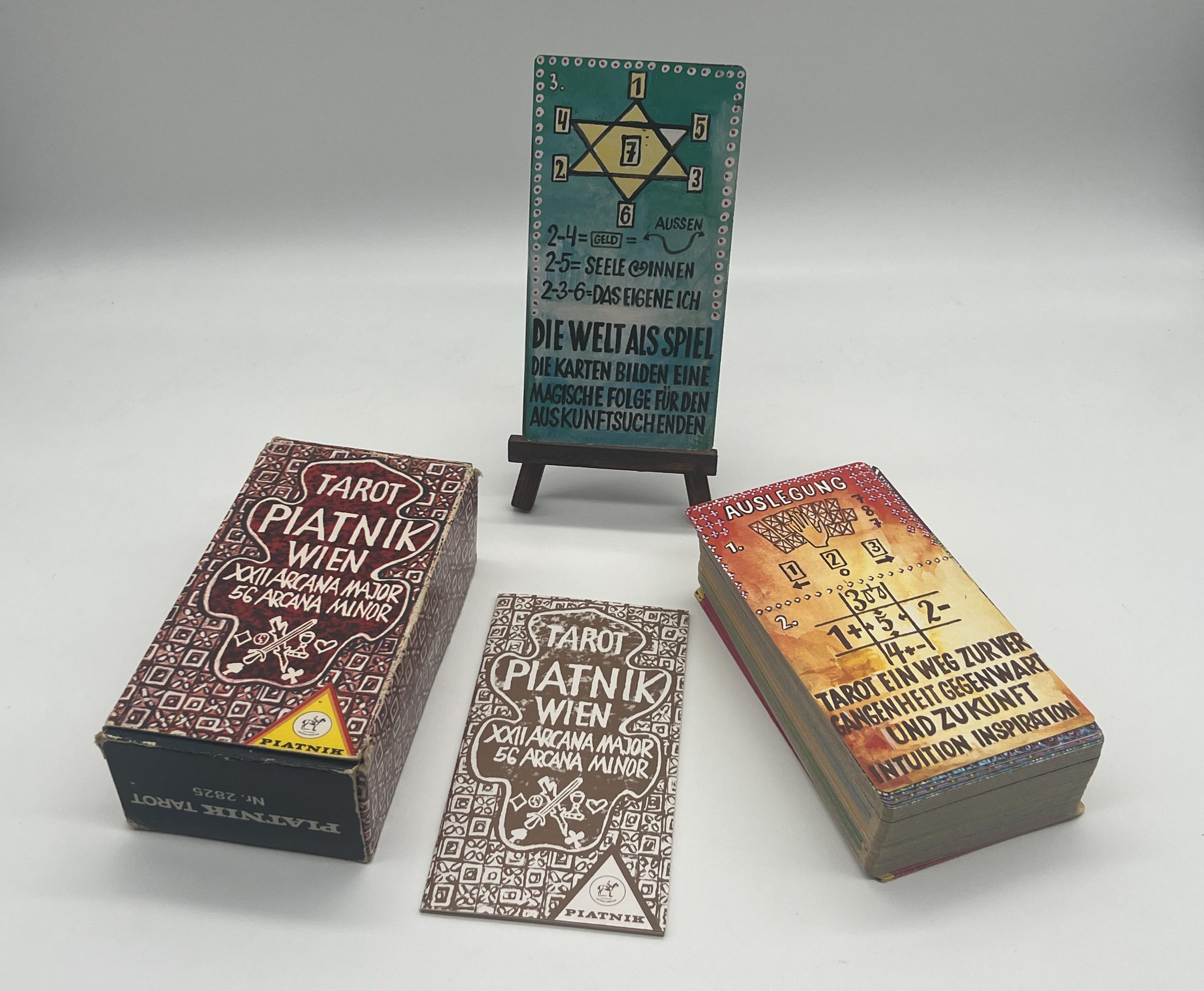 Tarot Piatnik Wien (1974) Rudolf Pointner Tarot (published Tarot Piatnik Wien (1974) Rudolf Pointner Tarot (published