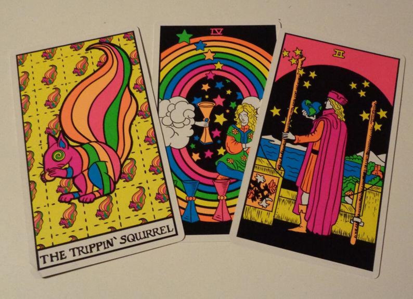 Black Light Tarot NEW Just in Includes 5 bonus cards Etsy