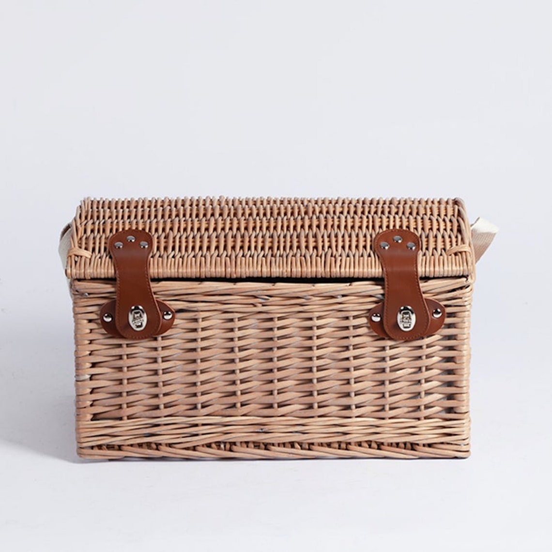 Large Wicker Picnic Basket / Large Basket with Handle / Basket Etsy