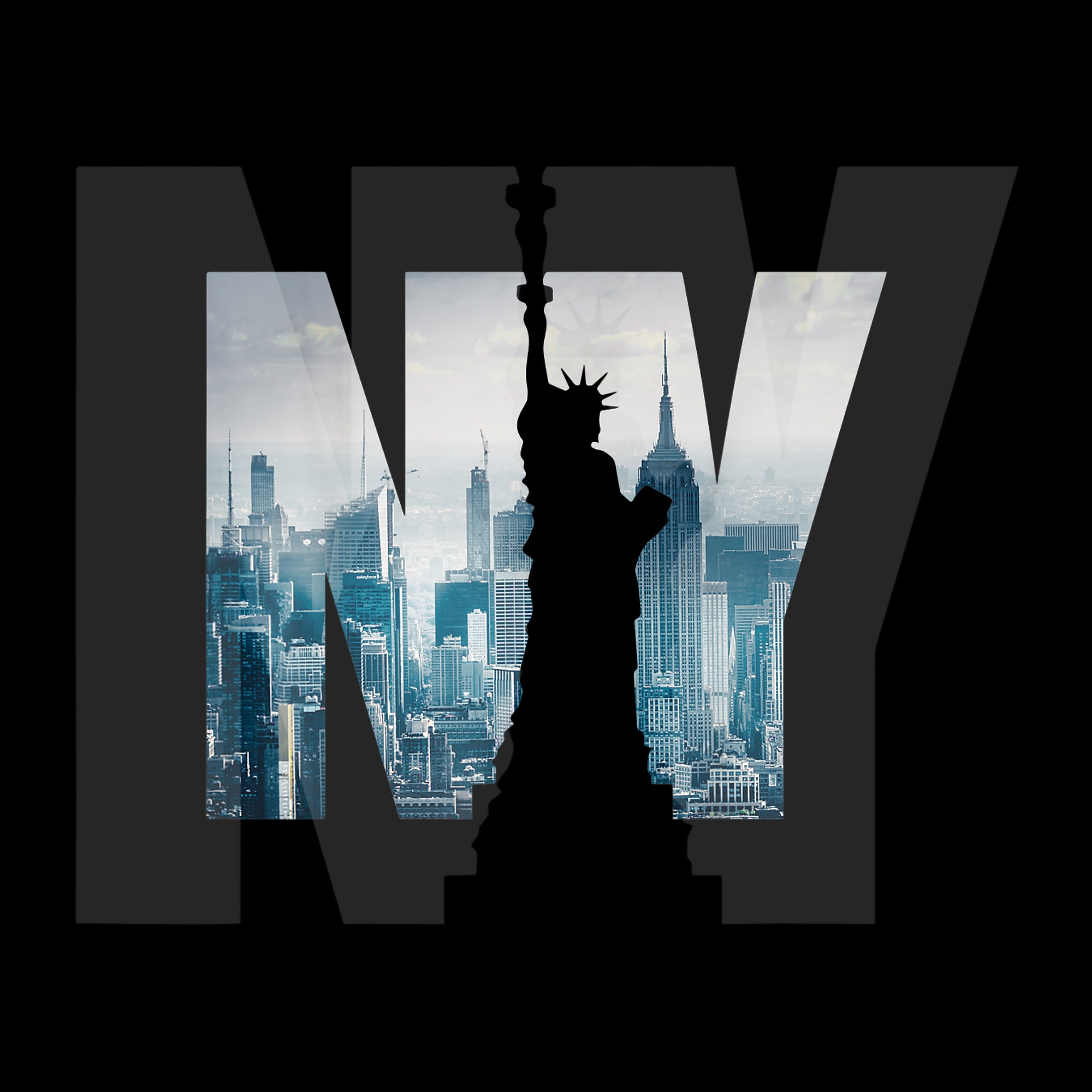 New York City Skyline New York New York City PNG File | Etsy