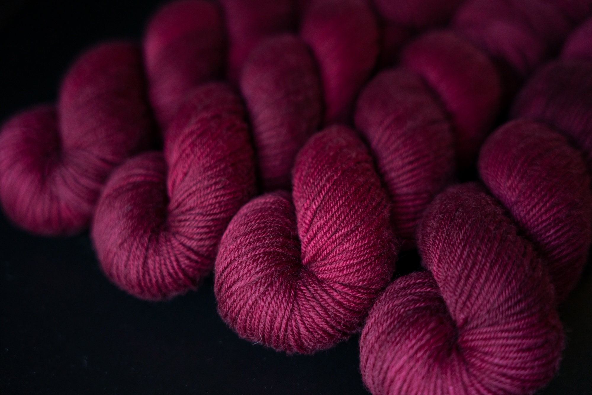 Meridian hand dyed yarn
