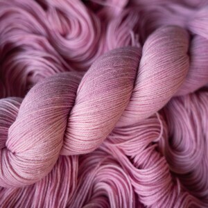 Hand Dyed Yarn Aura Choice of Weight Crow and Crescent Yarn image 6