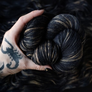 Hand Dyed Yarn | Stromatolite | Choice of Weight | Crow and Crescent Yarn