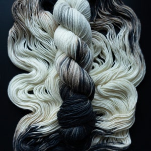 Hand Dyed Yarn Granite Choice of Weight Crow and Crescent Yarn image 4