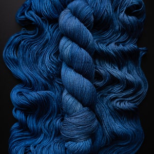 Hand Dyed Yarn Neptune Choice of Weight Crow and Crescent Yarn image 5
