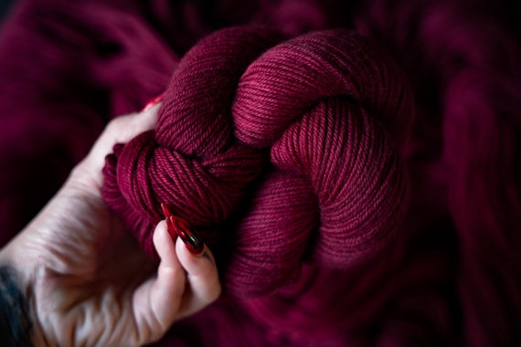 Fingering Weight Yarn - CROW & CRESCENT YARN