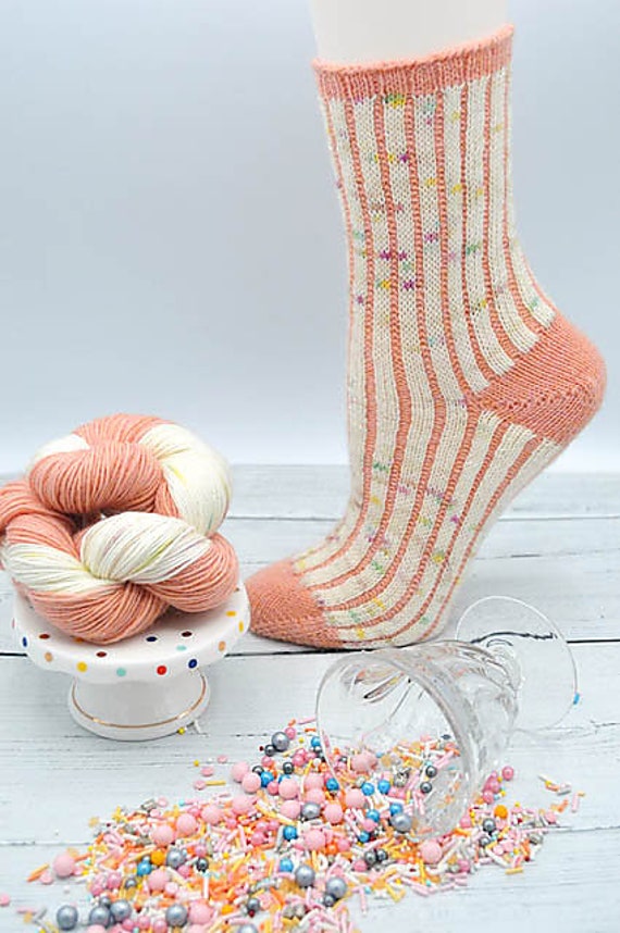 Knitting Pattern | Celebrate Socks by Reneé Rockwood | Instant Digital Download