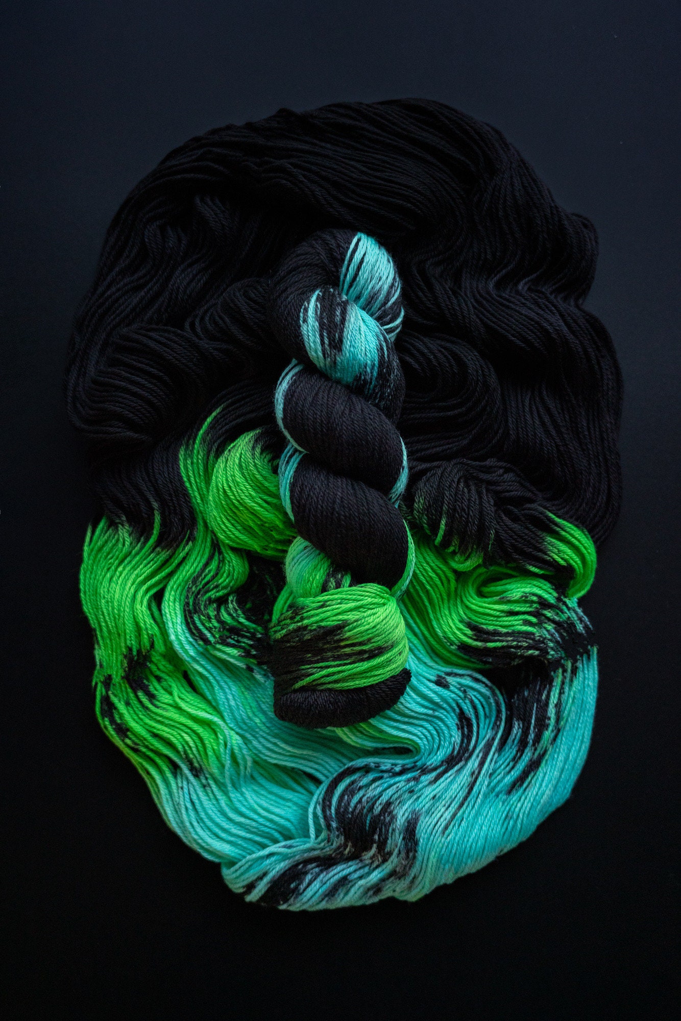 PREORDER | Hand Dyed Yarn | Kilonova | Choice of Weight | Crow and