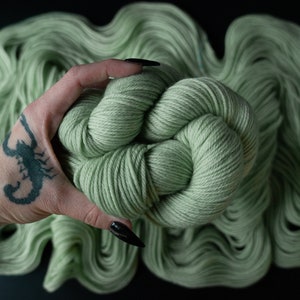 Hand Dyed Yarn | Abilene | Choice of Weight | Crow and Crescent Yarn