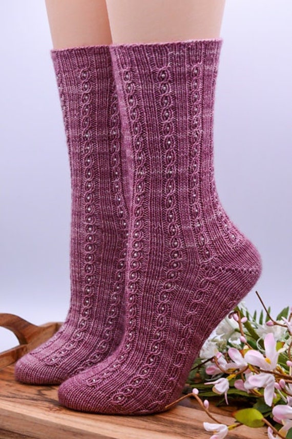 Knitting Pattern | L.A. Lady Socks by Reneé Rockwood | Instant Digital Download
