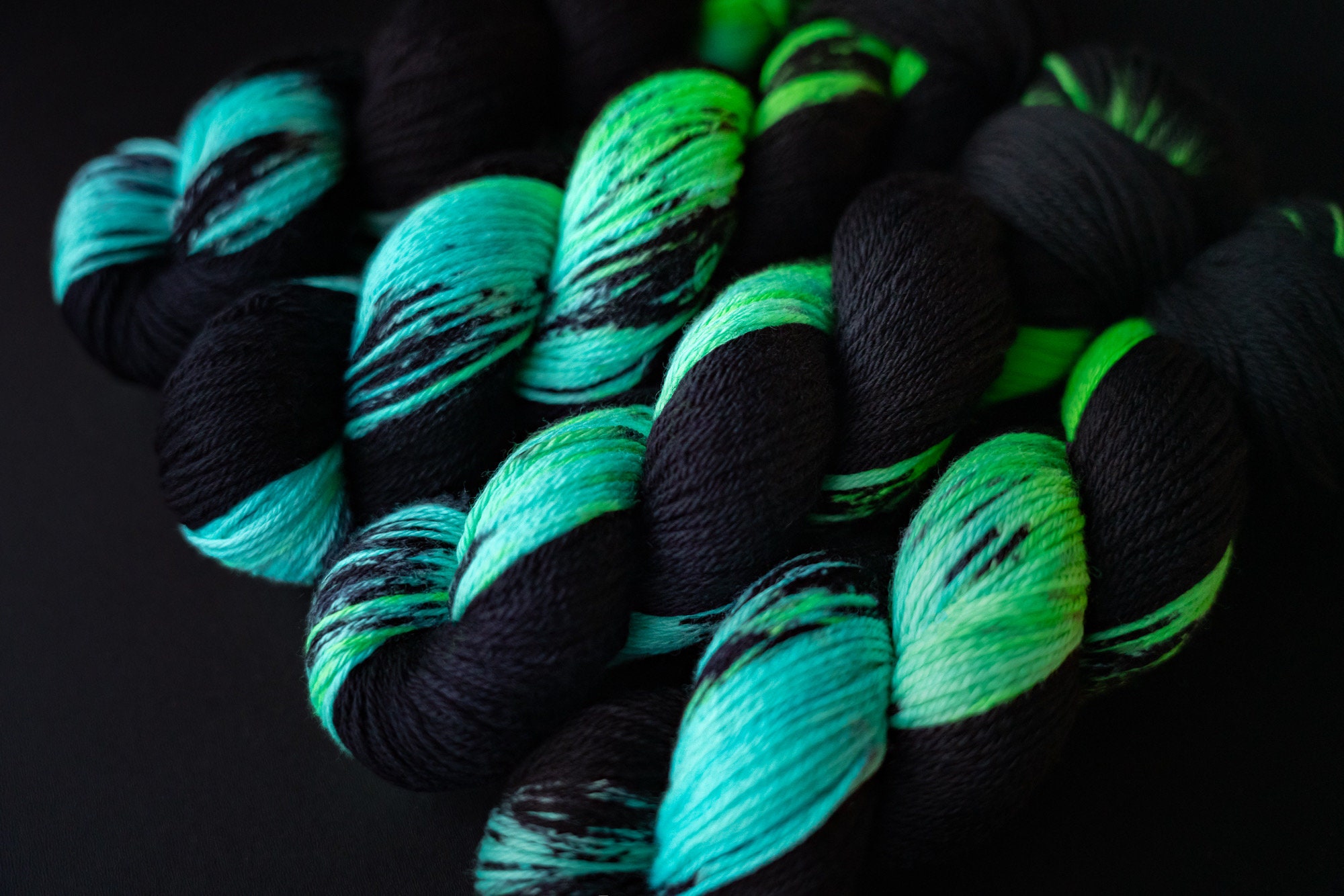 PREORDER | Hand Dyed Yarn | Kilonova | Choice of Weight | Crow and