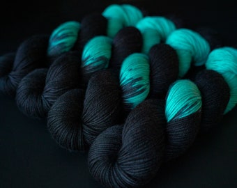 Hand Dyed Yarn | Todd | Choice of Weight | Crow and Crescent Yarn