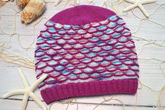 Knitting Pattern | Merperson Hat by Reneé Rockwood | Instant Digital Download
