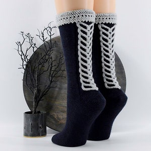 Knitting Pattern | Salem Socks by Reneé Rockwood | Instant Digital Download