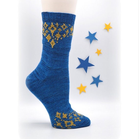 Knitting Pattern | Twinkle Toes Socks by Reneé Rockwood | Instant Digital Download