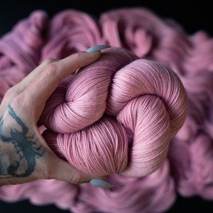 Hand Dyed Yarn | Aura | Choice of Weight | Crow and Crescent Yarn