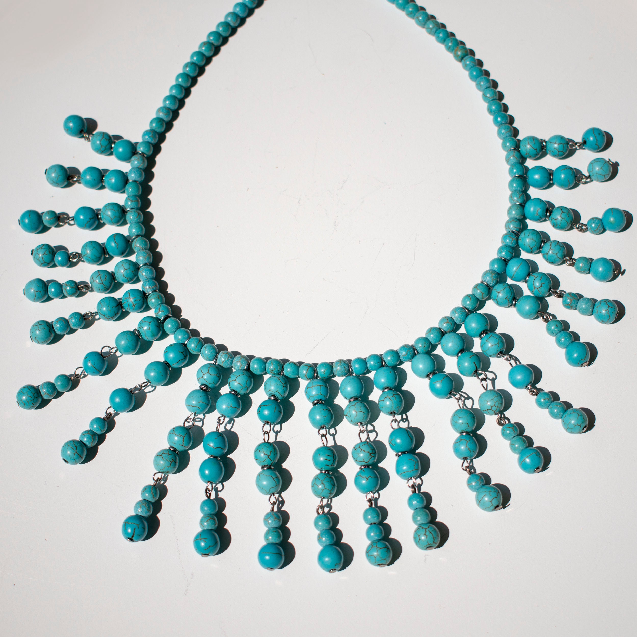 Gemstone Green natural tibetan turquoise big size necklace, For Jewelry at  Rs 28750/piece in Jaipur