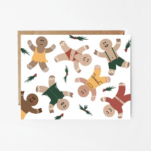 Gingerbread , Christmas Greeting Card , Funny cards, Greeting Card, Carte Noel, Carte Joyeuses Fêtes , Eco-friendly image 1