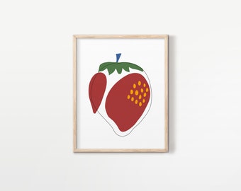 Limited Edition, Fruit Art, Wall Decor, Spring Decorations For Home, Kitchen, 12 x 16, Poster Print, Edition Limité