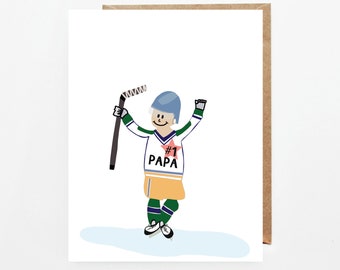 Number 1, Best dad card, Fête des pères, Joyeuse fête des pères, Carte de souhaits, Father's day, Minimalist, Love my dad, Papa