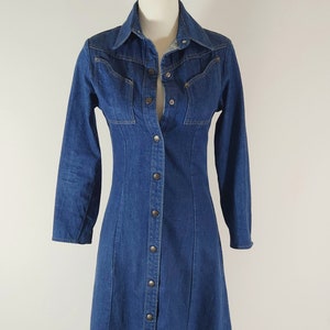 Warehouse snap front pocket denim best sale dress