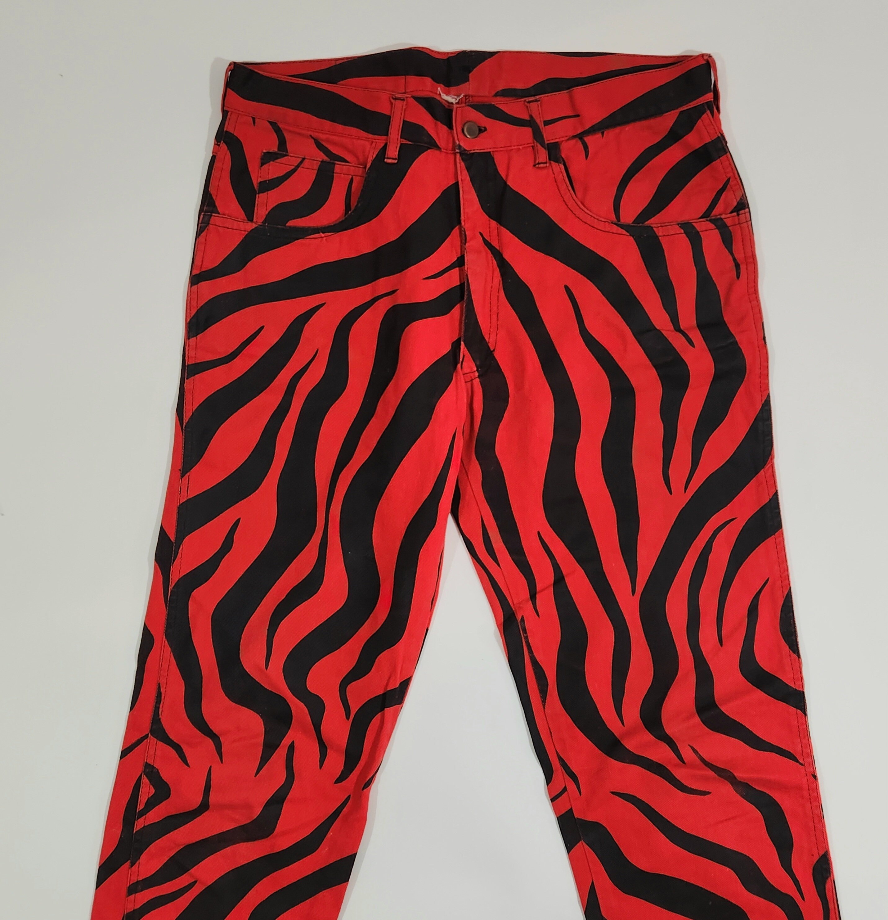1980s Modzart Printed Denim Pants Punk - Etsy 1980s Modzart Printed Denim Pants Punk - Etsy
