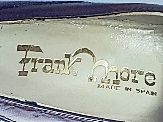 1970s patchwork leather platform with stacked hee… - image 6