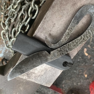 Hand Forged Blacksmith’s Knife/ Neck Knife