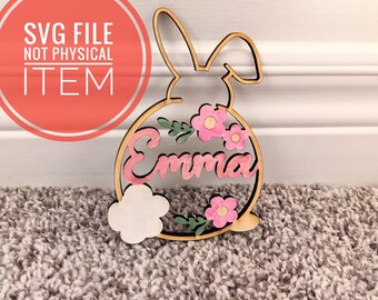 Download Svg File Not A Physical Item Svg For Glowforge Bunny Ribbon Svg File Rabbit Bow Svg File Silhouette Only Home Living Baskets Bowls Delage Com Br