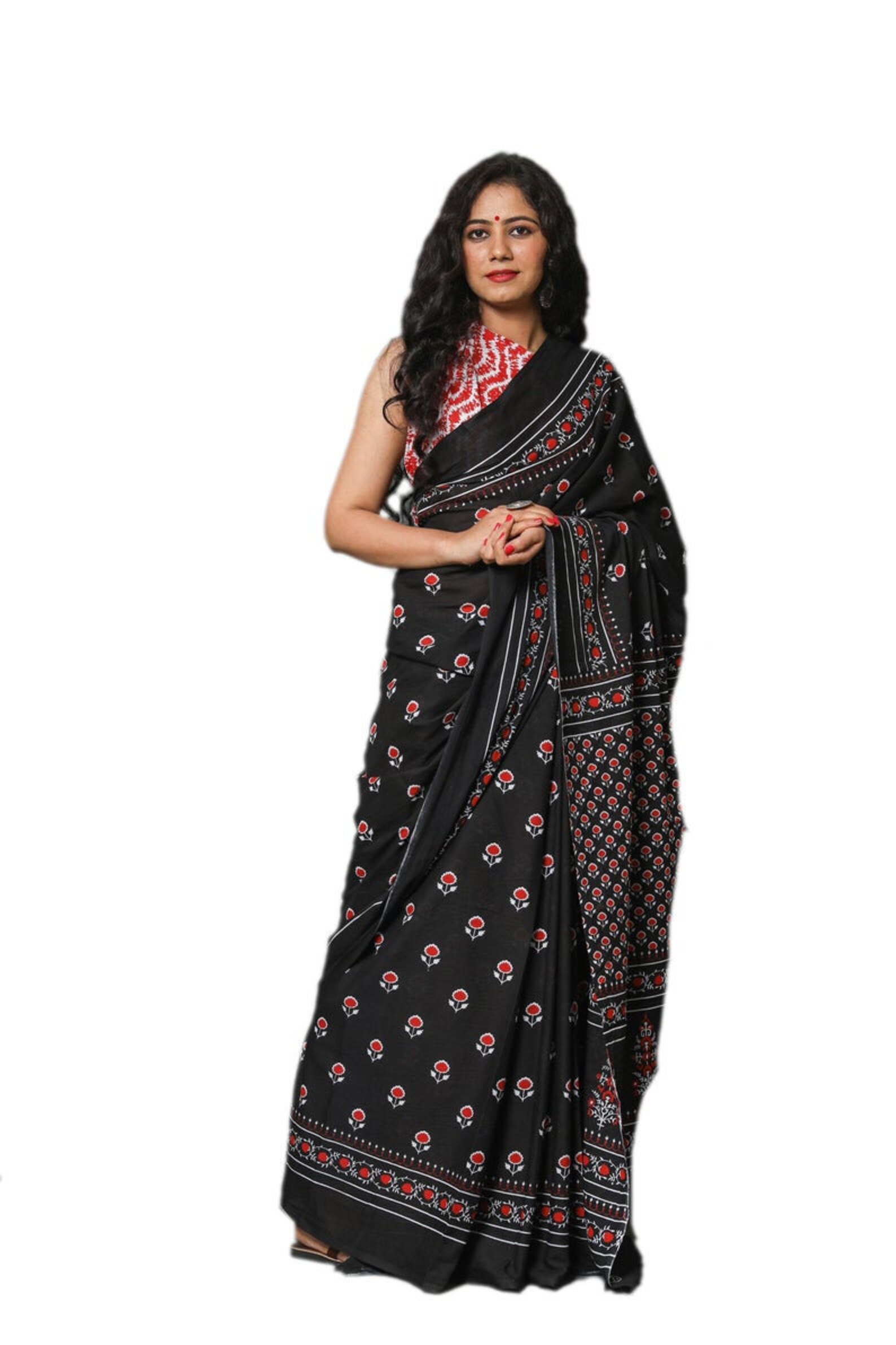 Bollywood Designer Cotton Malmal Saree for Women and | Etsy