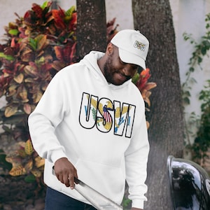 US Virgin Islands Flag Caribbean Leeward Islands Hooded Sweatshirt (Hoodie)