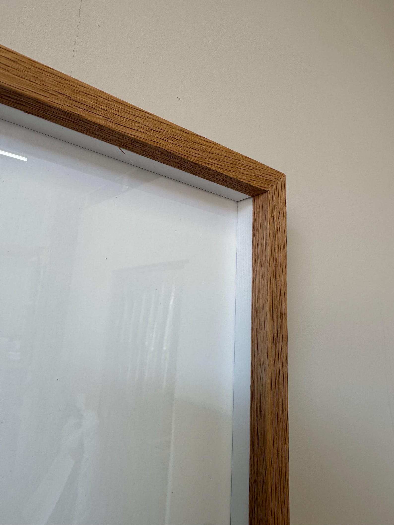 Handmade Solid Oak Wood Box Frame | Picture Frame With Spacer - Etsy UK