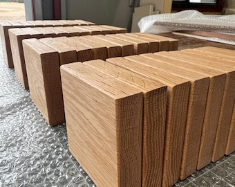 Solid Oak Wooden Coasters (Pack of 2)