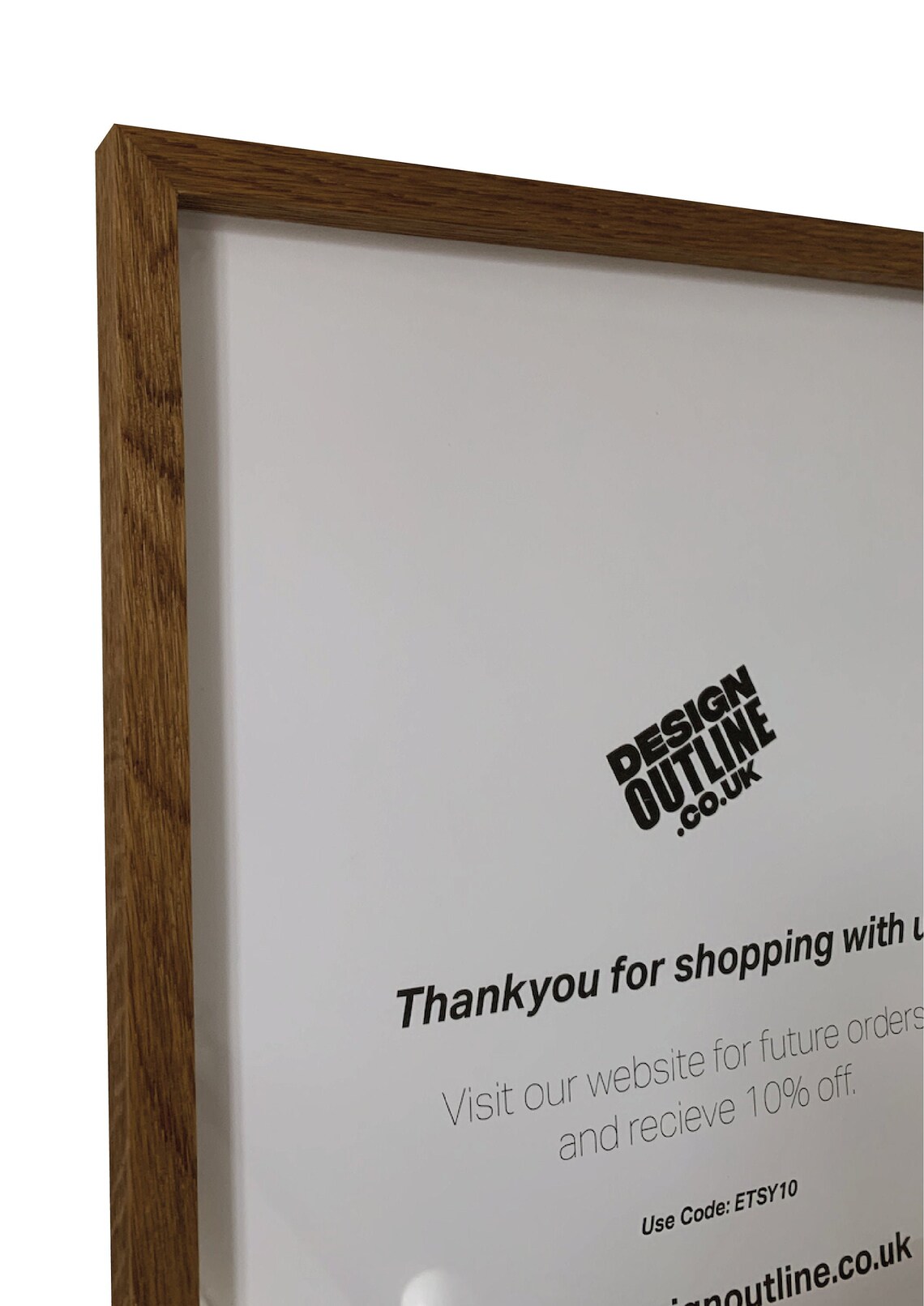 Natural Oak Wood Box Frame A3 Frame Picture Frame Modern Etsy