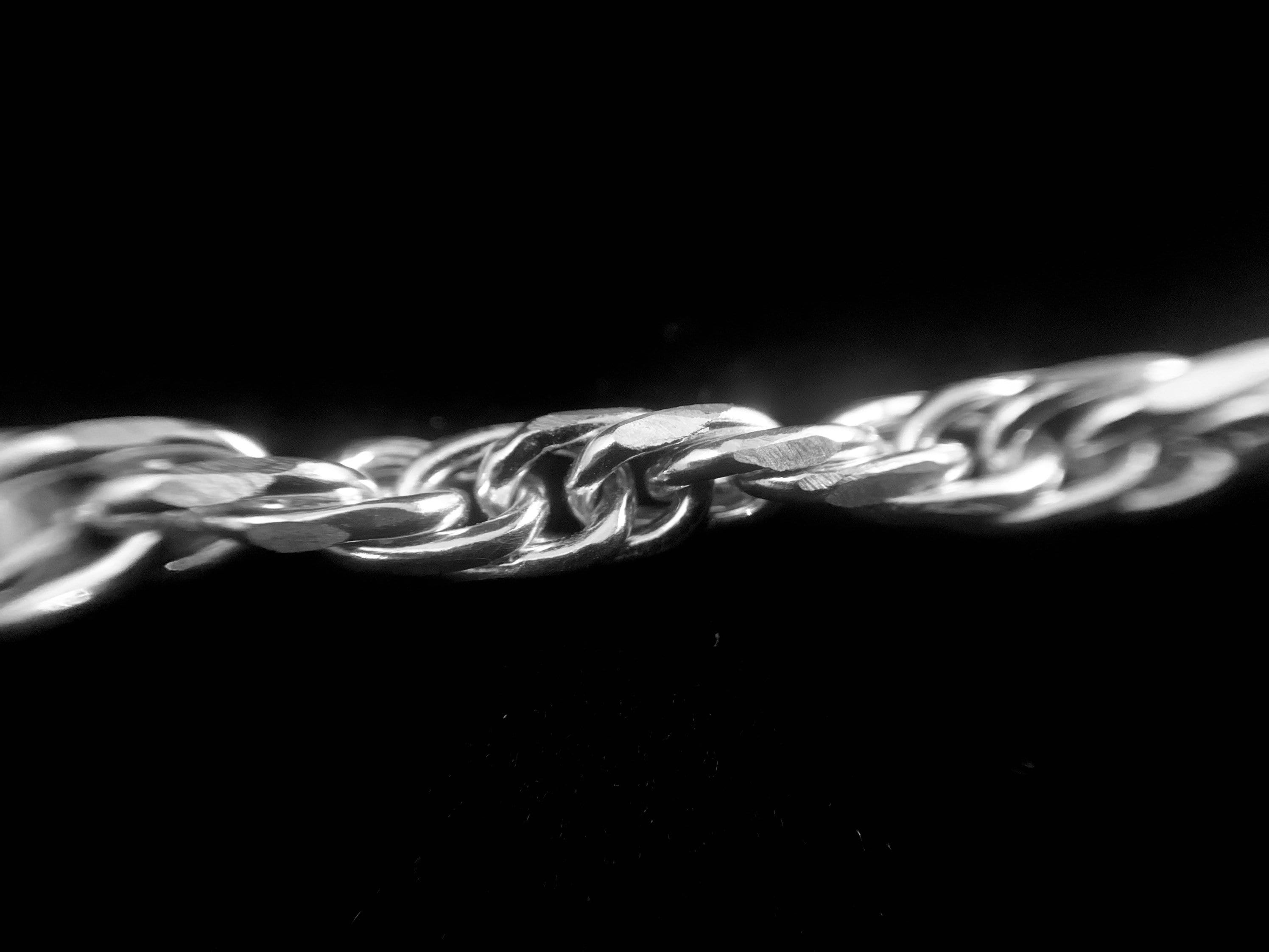 Diamond Cut Rope Chain .999 PURE Fine Silver Handmade Necklace Etsy